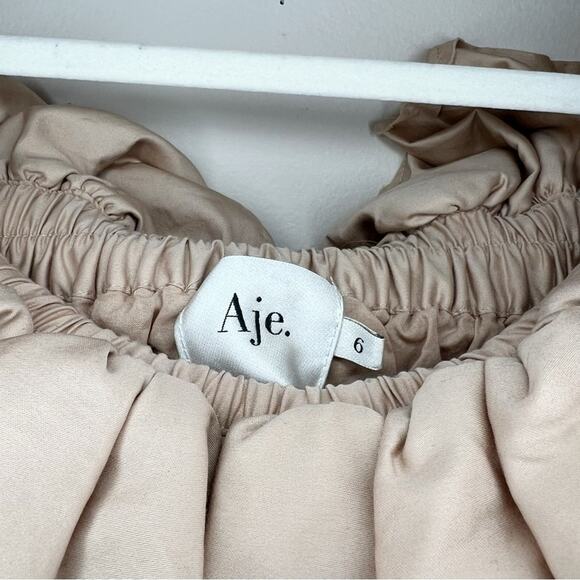 Aje Allure Tiered Ruffle Mini Dress Size 2 US / 6 AU - Picture 8 of 14